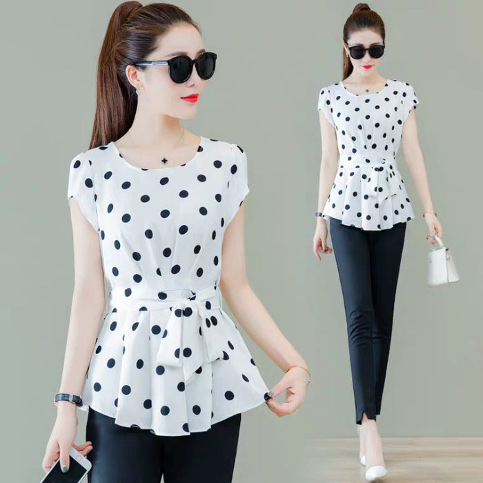 Women Casual Summer Style Chiffon Blouses Shirts