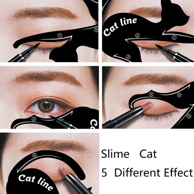 Eye shadow eyeliner makeup tool cat eye card - Taylor K Shop