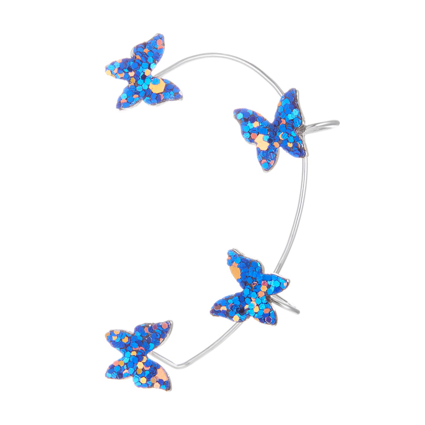 Butterfly Earrings Without Pierced Ear Cuffs