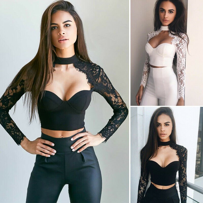 Fashion Summer Women Casual Tank Tops Vest Blouse Long Sleeve Crop Tops Shirt - Taylor K Shop