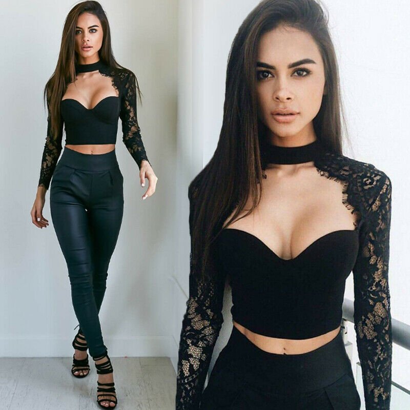 Fashion Summer Women Casual Tank Tops Vest Blouse Long Sleeve Crop Tops Shirt - Taylor K Shop