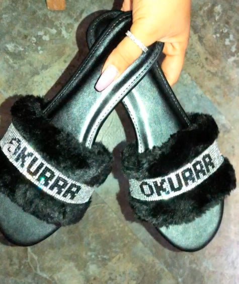 Flat heel slippers women's shoes - Taylor K Shop