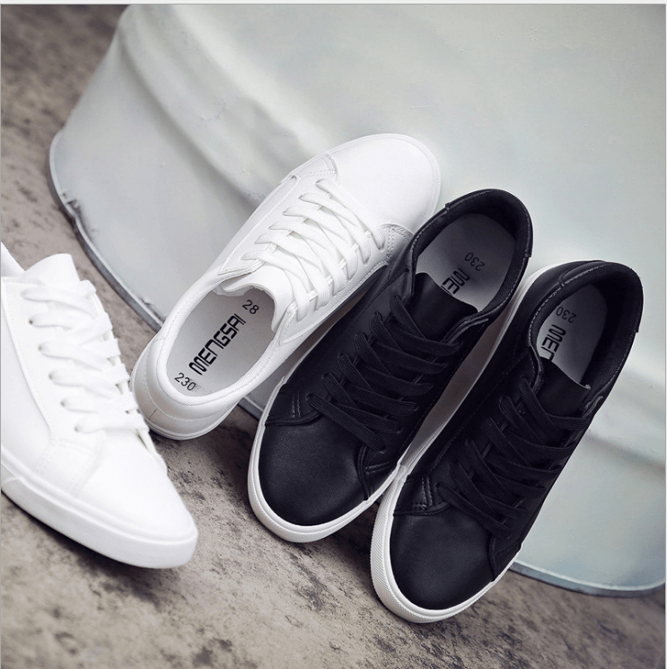 Frau PU Einfarbig Weibliche Schuhe Casual Bord Schuhe Frauen Schuhe F351 - Taylor K Shop
