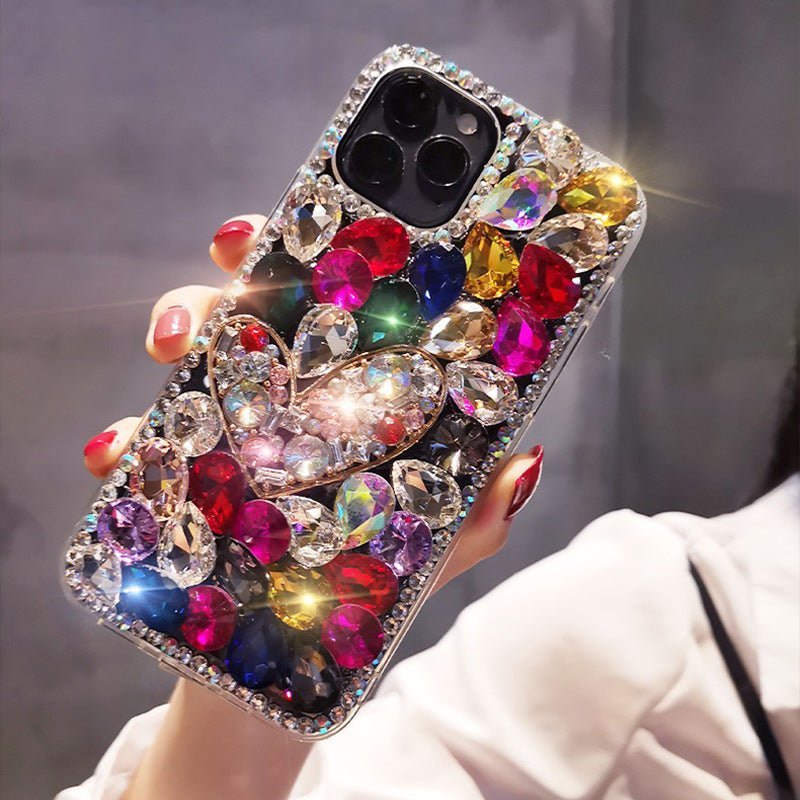 Full Diamond Mobile Phone Case Love Temperament - Taylor K Shop