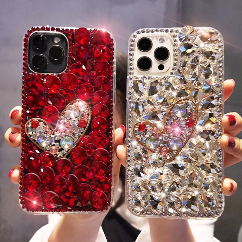 Full Diamond Mobile Phone Case Love Temperament - Taylor K Shop
