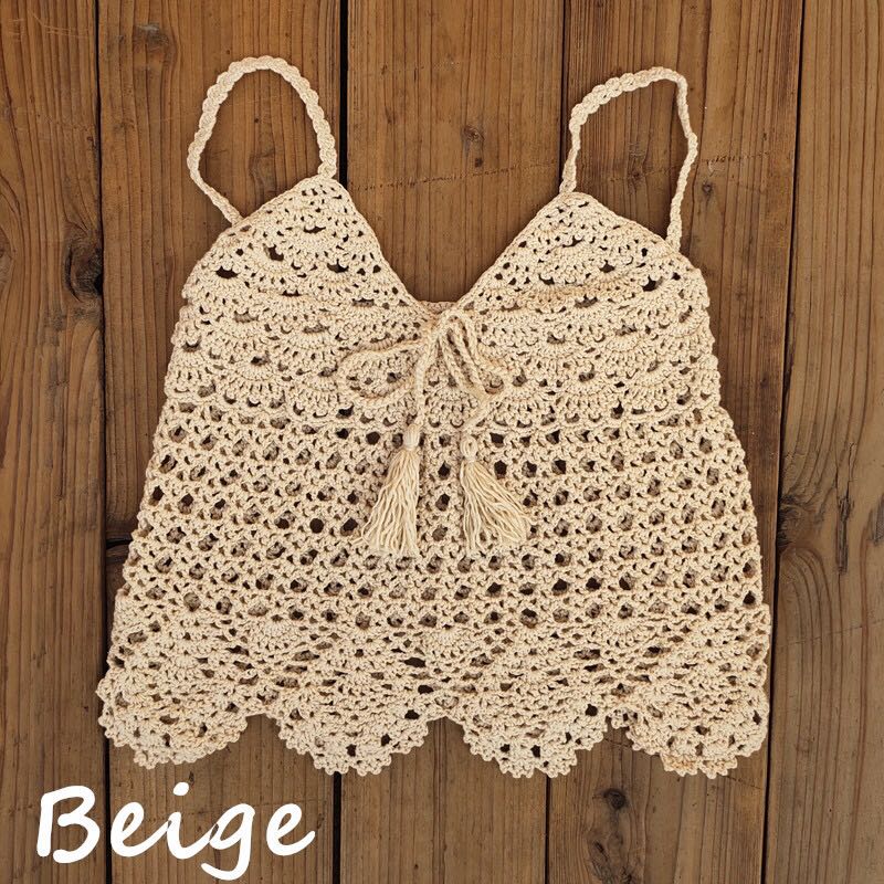 Handmade crochet bikini blouse - Taylor K Shop
