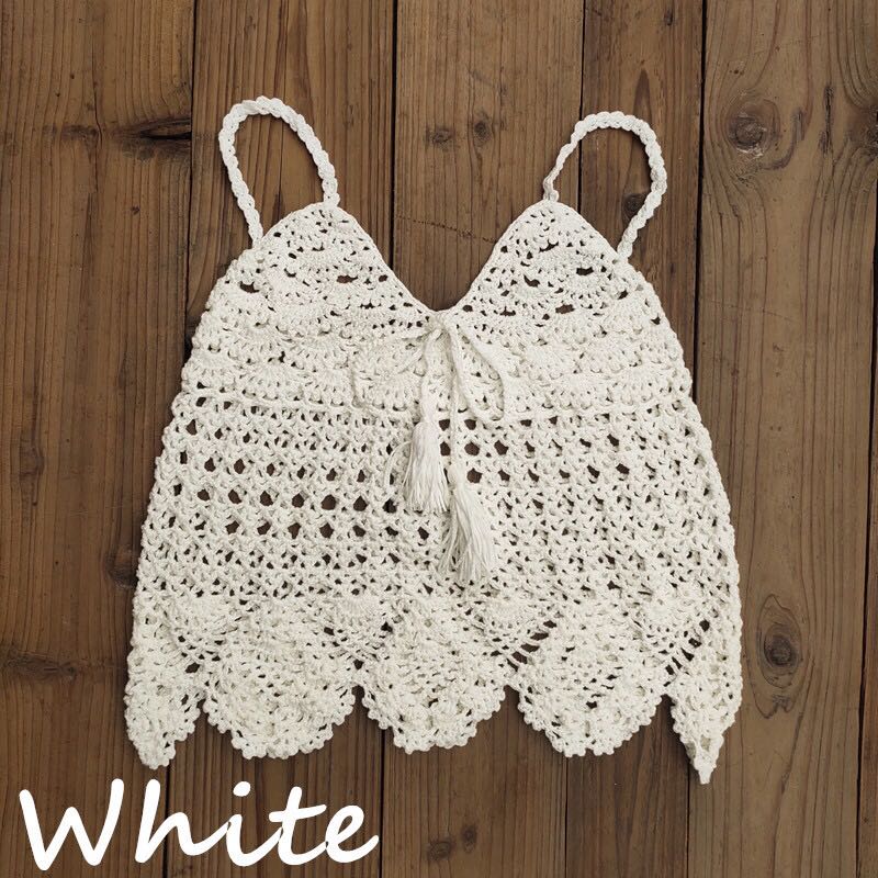 Handmade crochet bikini blouse - Taylor K Shop