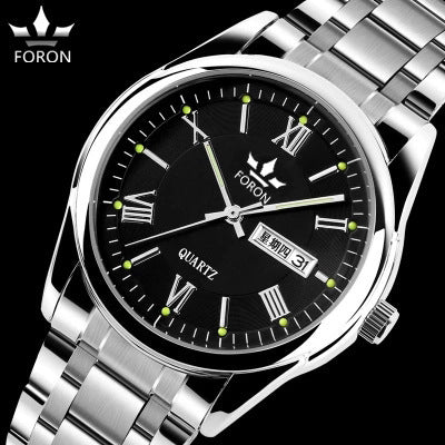 High grade brand watches, men's fashionable quartz watches, waterproof machinery, luminous calendar, business belts, foreign trade watches - Taylor K Shop