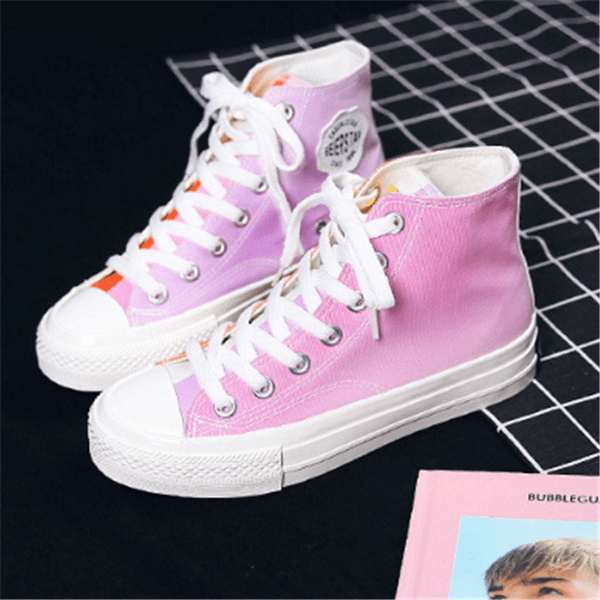 High - top canvas shoes - Taylor K Shop