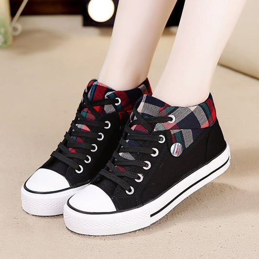 High - top canvas shoes - Taylor K Shop