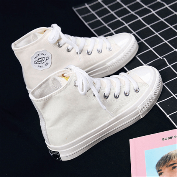 High - top canvas shoes - Taylor K Shop
