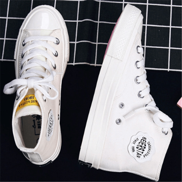 High - top canvas shoes - Taylor K Shop
