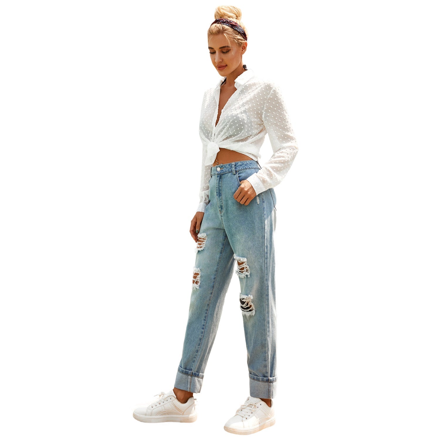High waist jeans - Taylor K Shop