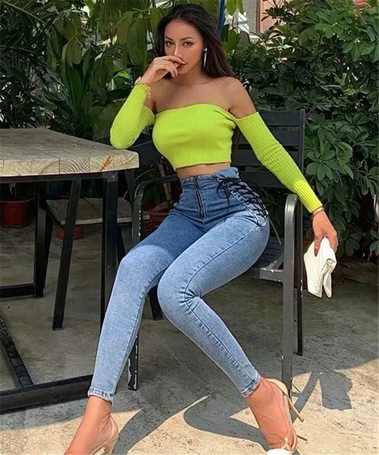High waist jeans - Taylor K Shop