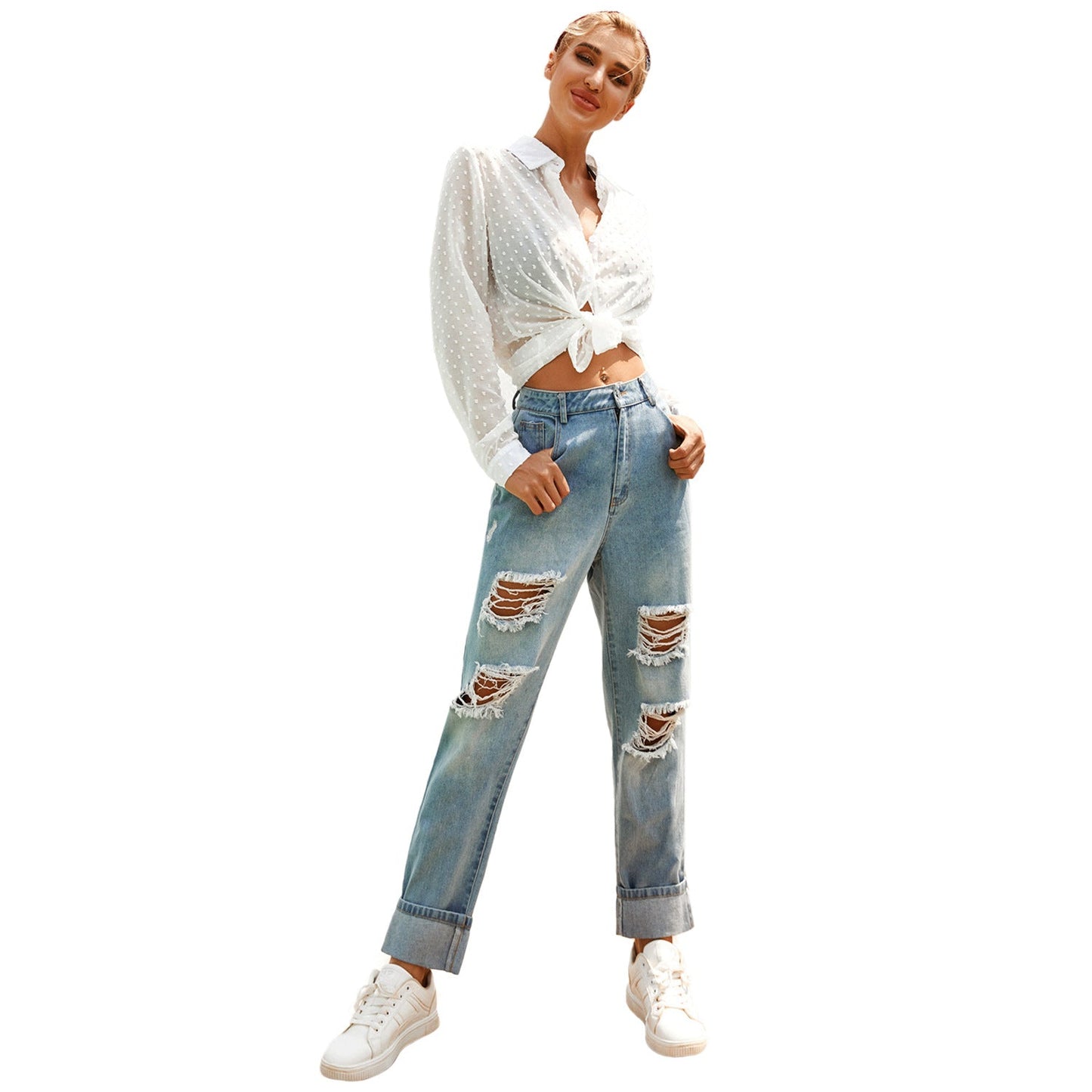 High waist jeans - Taylor K Shop