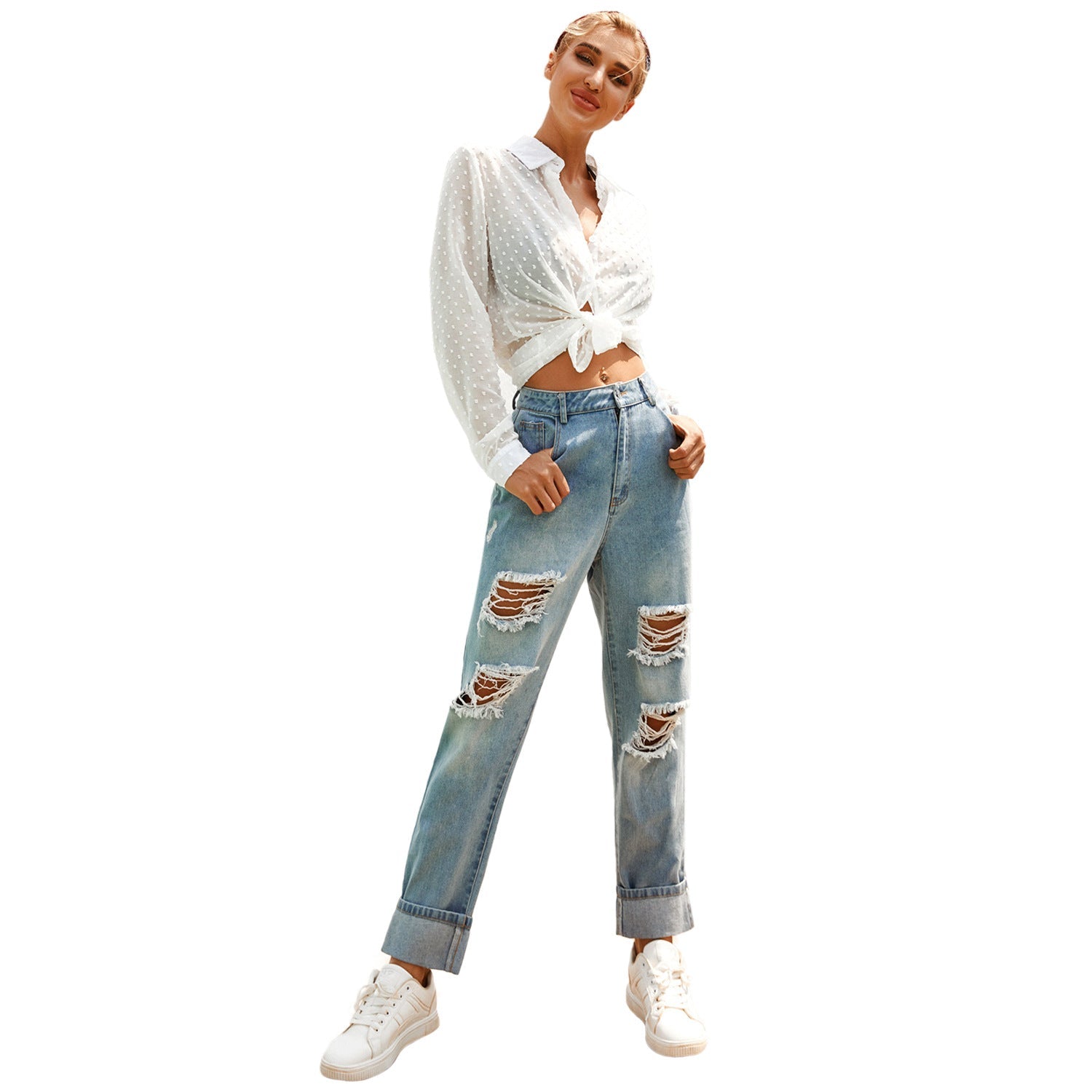 High waist jeans - Taylor K Shop