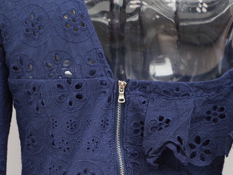 Hollow versatile blouse - Taylor K Shop