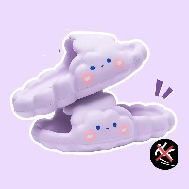 Home Bathroom Bathing Cloud Slippery Slippers - Taylor K Shop