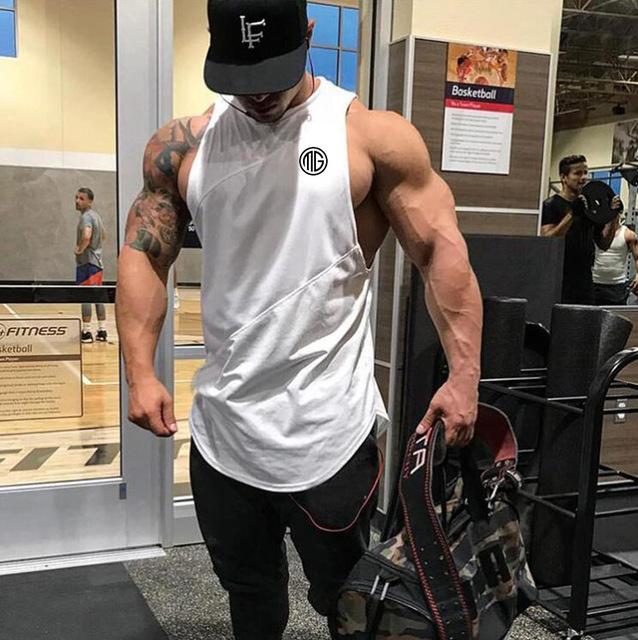 Hooded Mens Bodybuilding Tank - Taylor K Shop