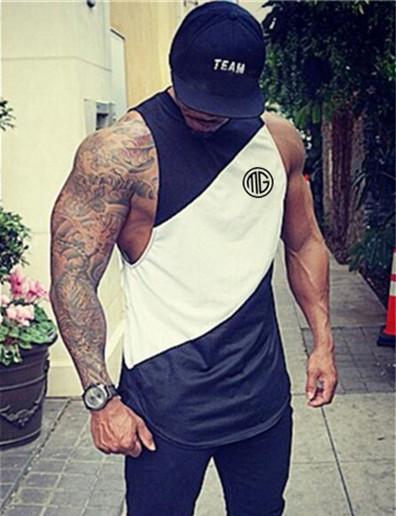 Hooded Mens Bodybuilding Tank - Taylor K Shop