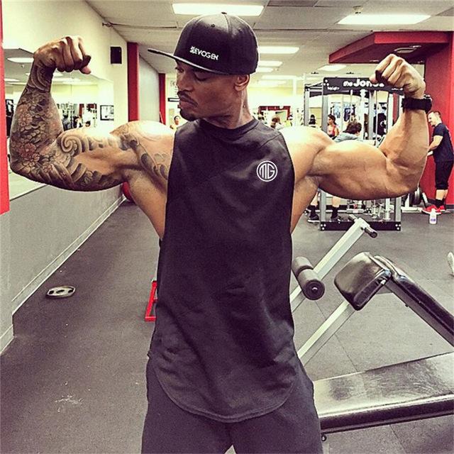 Hooded Mens Bodybuilding Tank - Taylor K Shop