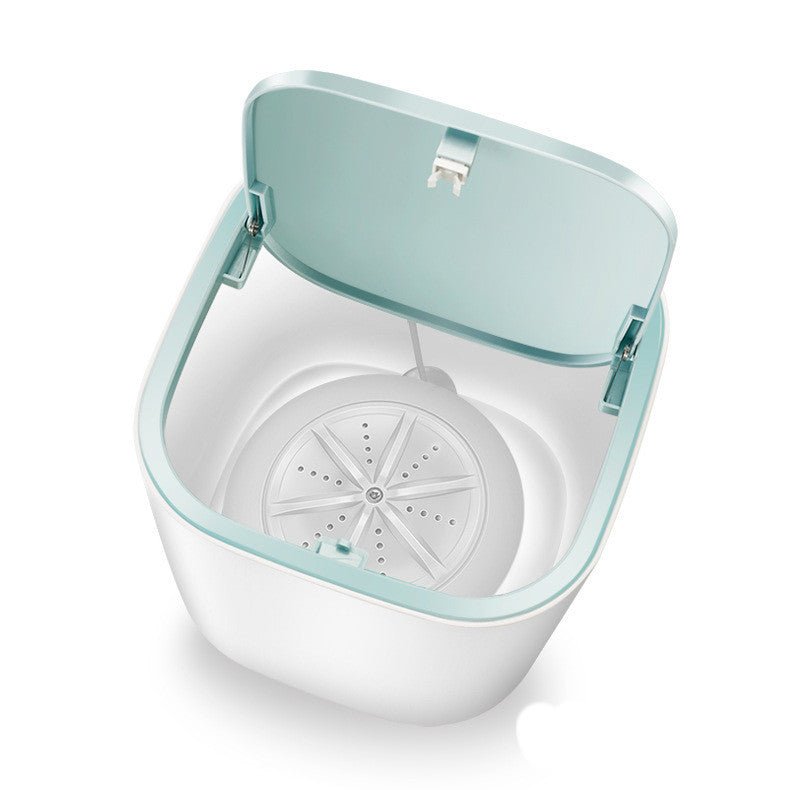 Household Small Laundry Bucket Mini Turbo Table Washing Machine Student Dormitory Underwear Socks Washer - Taylor K Shop
