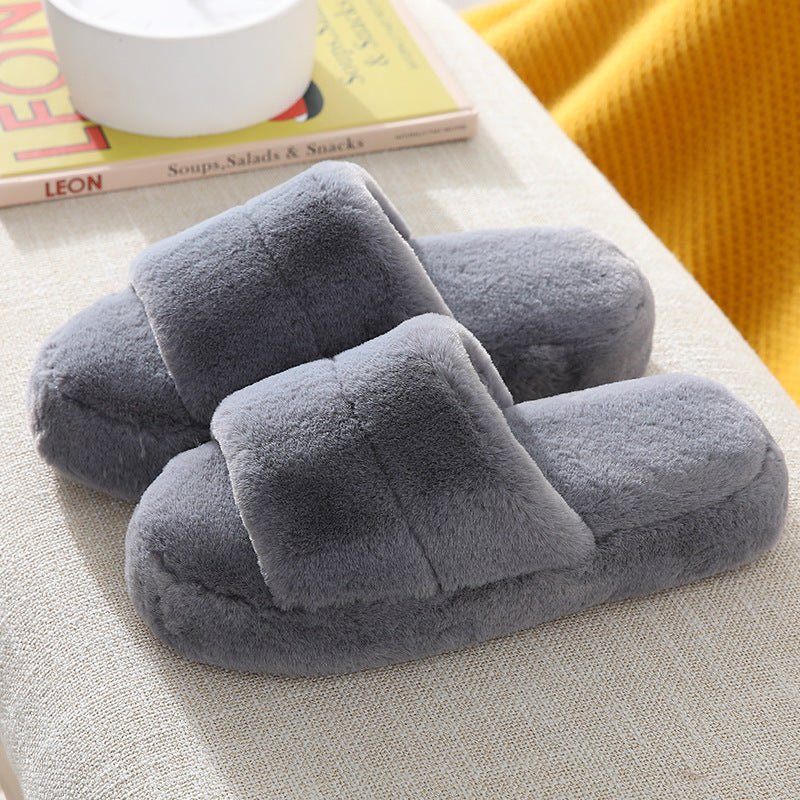 Indoor plush slippers - Taylor K Shop