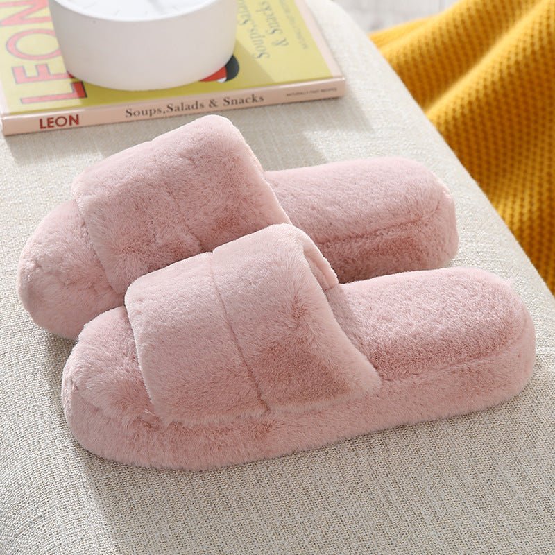 Indoor plush slippers - Taylor K Shop