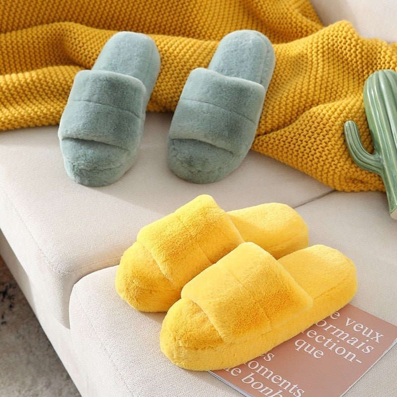 Indoor plush slippers - Taylor K Shop