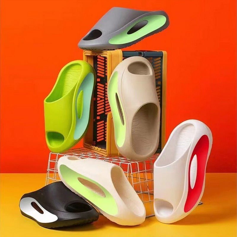Ins Slippers Women Men Peep Toe Slipper Summer Hollow Unisex Sports Beach Shoes - Taylor K Shop