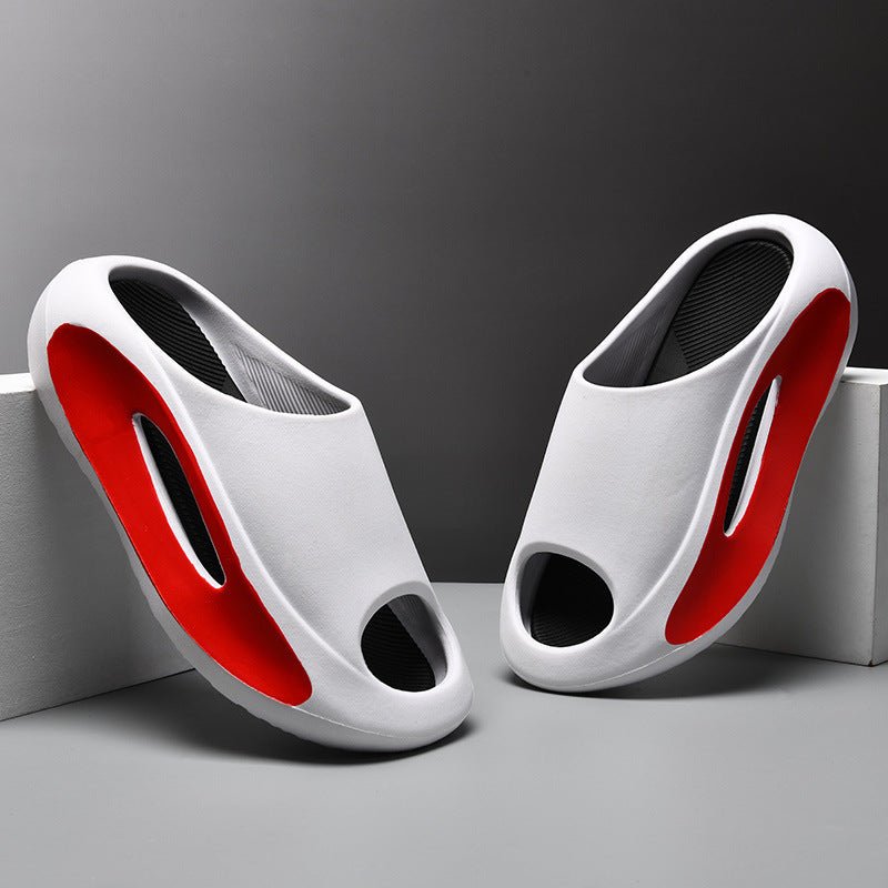 Ins Slippers Women Men Peep Toe Slipper Summer Hollow Unisex Sports Beach Shoes - Taylor K Shop