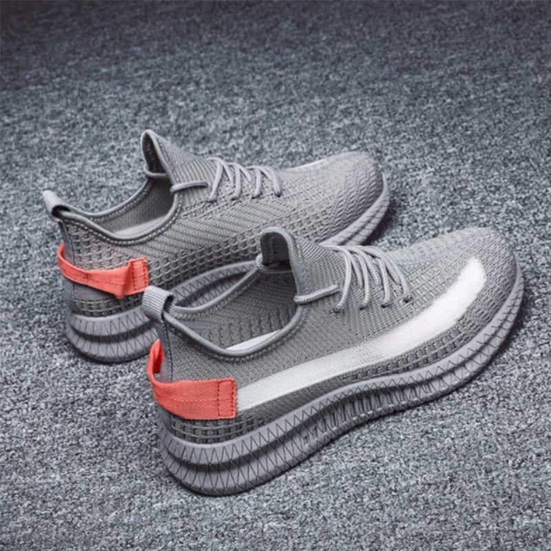 Korean Style Mens Casual Breathable Flying Knitted Shoes - Taylor K Shop
