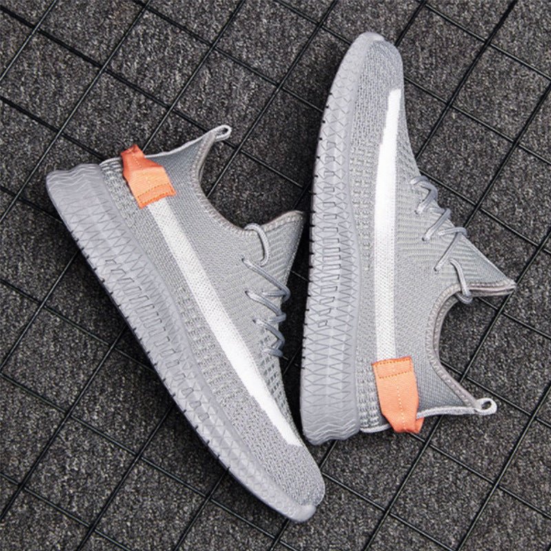 Korean Style Mens Casual Breathable Flying Knitted Shoes - Taylor K Shop