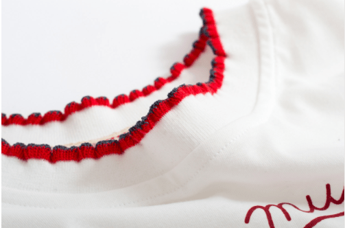 Lace collar soft sister blouse - Taylor K Shop