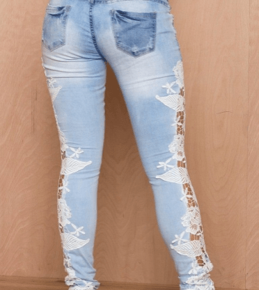 Lace jeans - Taylor K Shop