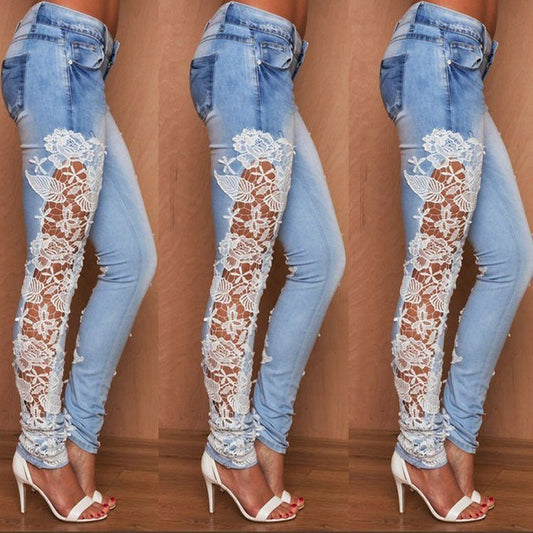 Lace jeans - Taylor K Shop