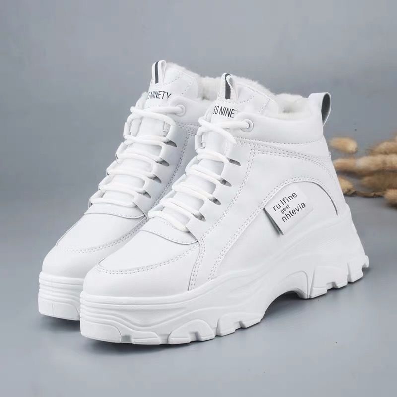 Ladies Plus Velvet Thick Sports Cotton Shoes - Taylor K Shop