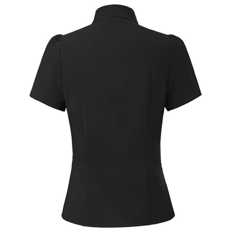 Ladies summer color retro short blouse shirt - Taylor K Shop