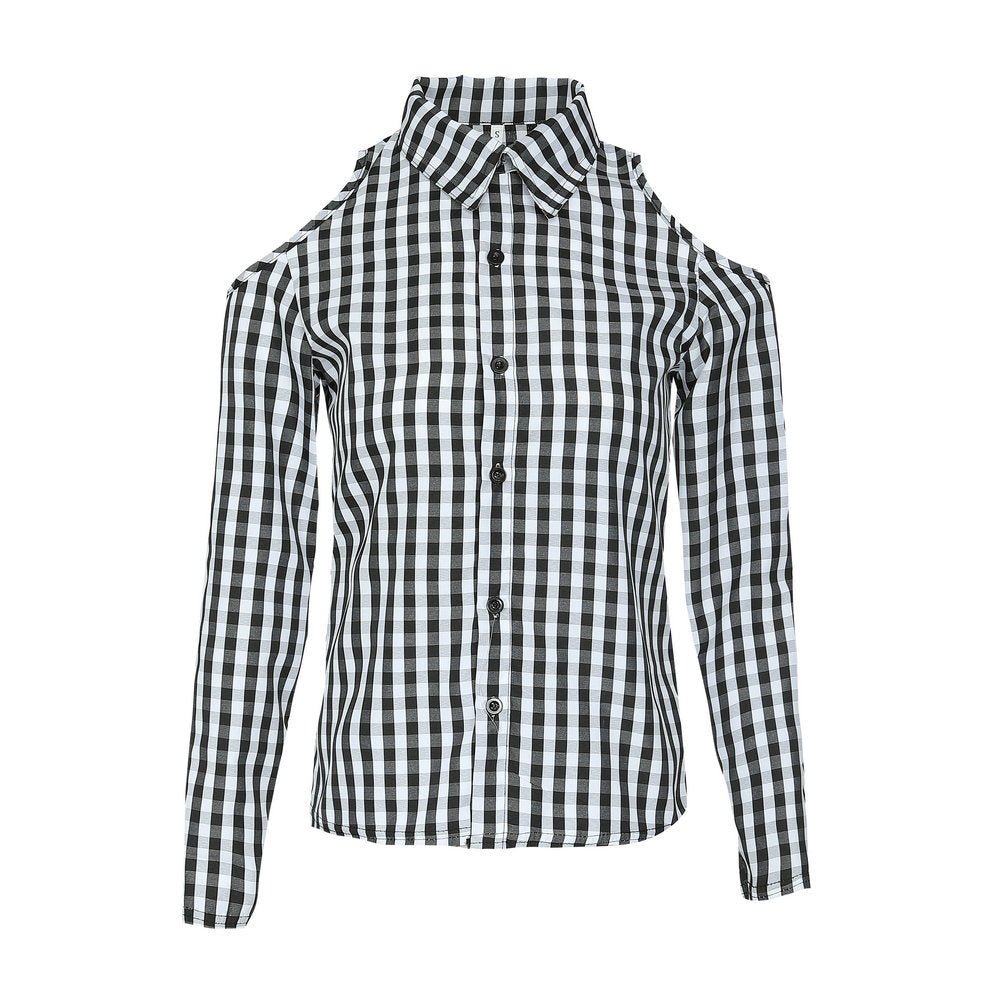 Lapel button blouse - Taylor K Shop