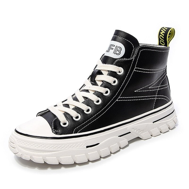 Letters high top small white shoes - Taylor K Shop