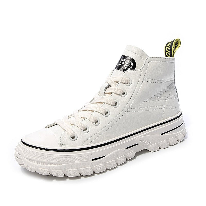 Letters high top small white shoes - Taylor K Shop