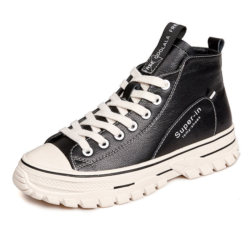 Letters high top small white shoes - Taylor K Shop