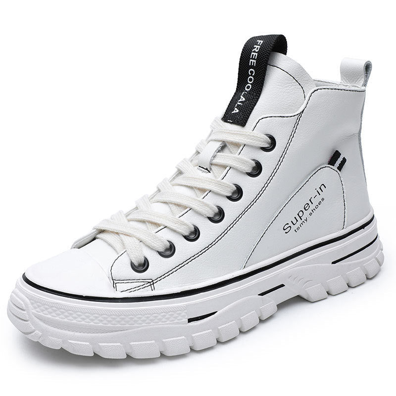Letters high top small white shoes - Taylor K Shop