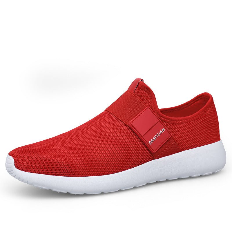 Light Slipon Running Shoes 47 Breathable Casual Mens Sports Shoes 46 Fashion Large Size Outdoor Gym Jogging Mens Sneakers - Taylor K Shop