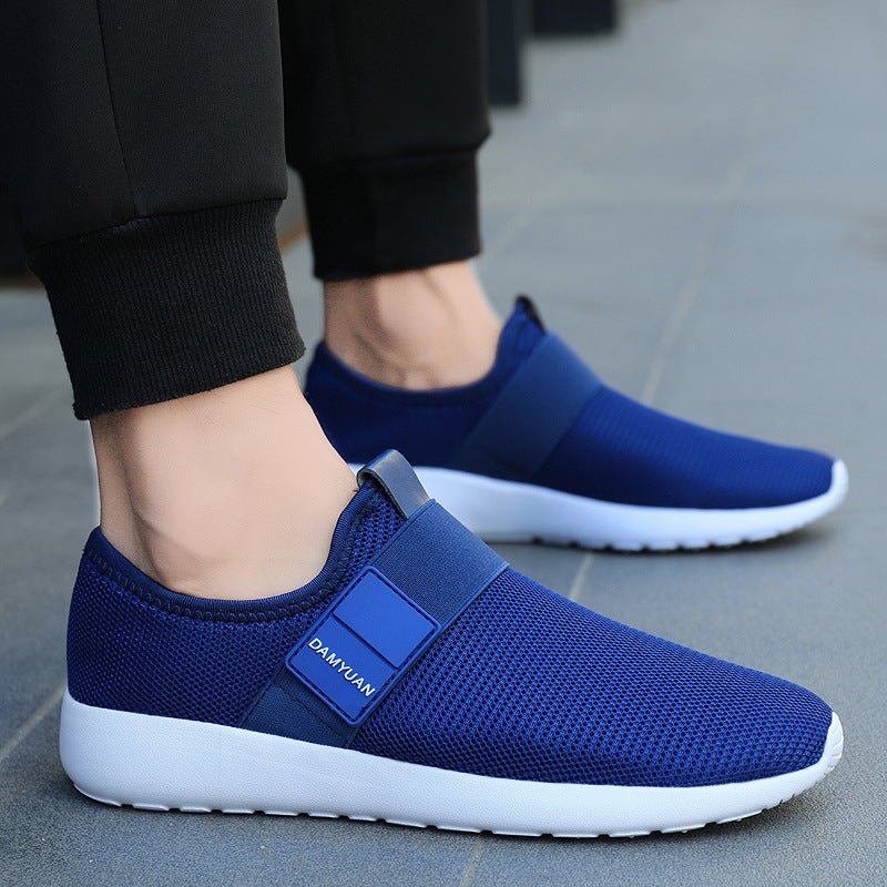 Light Slipon Running Shoes 47 Breathable Casual Mens Sports Shoes 46 Fashion Large Size Outdoor Gym Jogging Mens Sneakers - Taylor K Shop