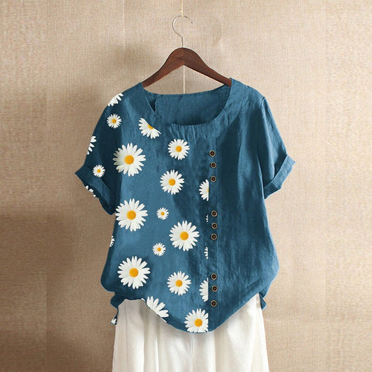 Linen Blouse Shirt - Taylor K Shop
