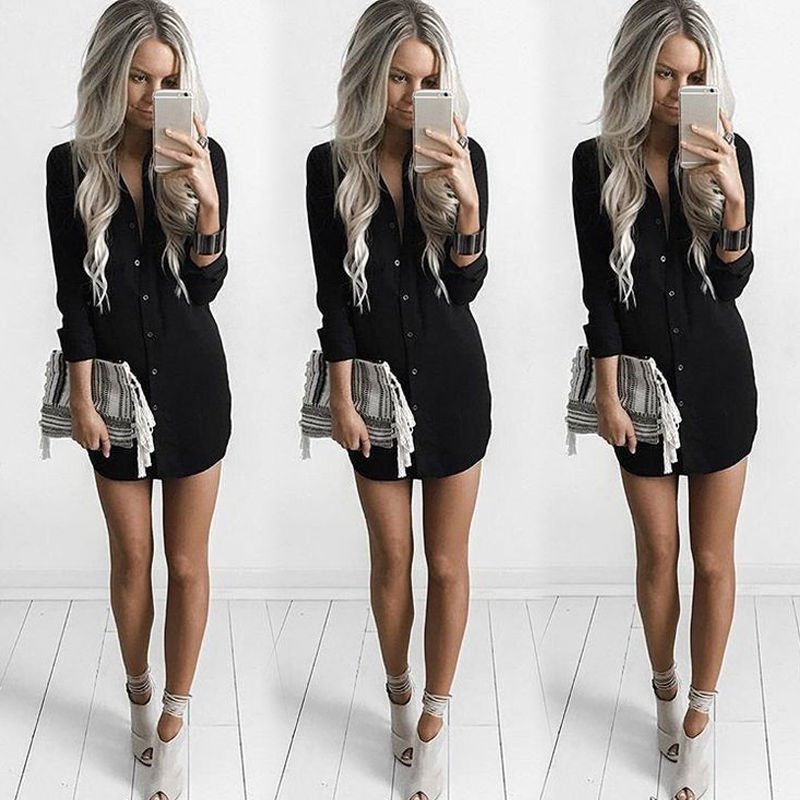 Long Sleeve Shirt Casual Blouse - Taylor K Shop