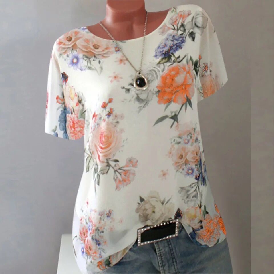 Loose and beautiful lady's blouse - Taylor K Shop
