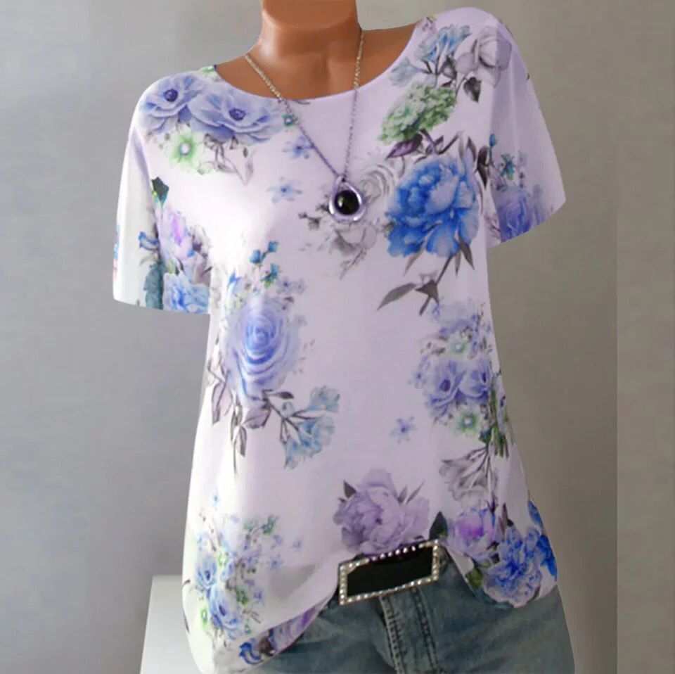 Loose and beautiful lady's blouse - Taylor K Shop
