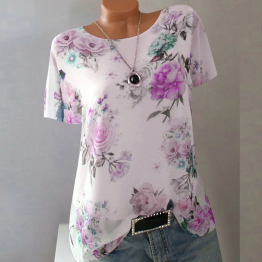 Loose and beautiful lady's blouse - Taylor K Shop